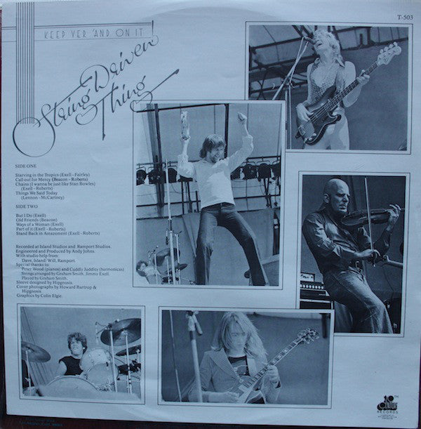 String Driven Thing : Keep Yer 'And On It (LP, Album)
