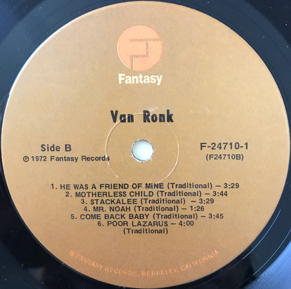Dave Van Ronk : Van Ronk (2xLP, Comp, Ind)
