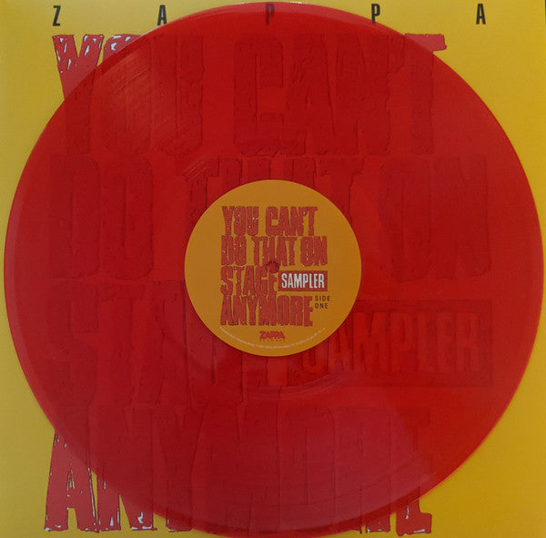Zappa* : You Can't Do That On Stage Anymore (Sampler) (RSD, Comp, RE, RM, Smplr + LP, Red + LP, Yel)