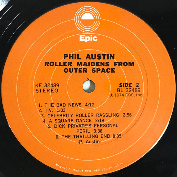 Philip Austin : Roller Maidens From Outer Space (LP, Album, Pit)