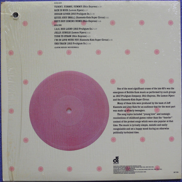 Various : Bubble Gum Greatest Hits Vol. 1 (LP, Comp)