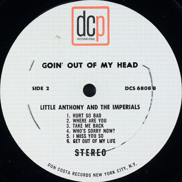 Little Anthony & The Imperials : Goin' Out Of My Head (LP, Album, Pla)