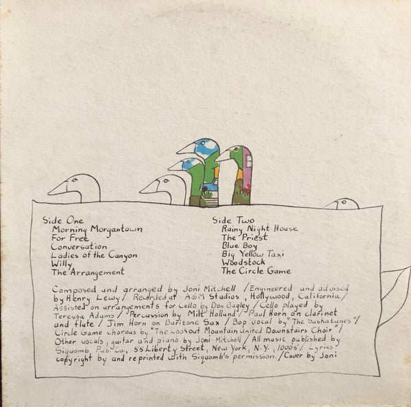 Joni Mitchell : Ladies Of The Canyon (LP, Album, RP, Jac)