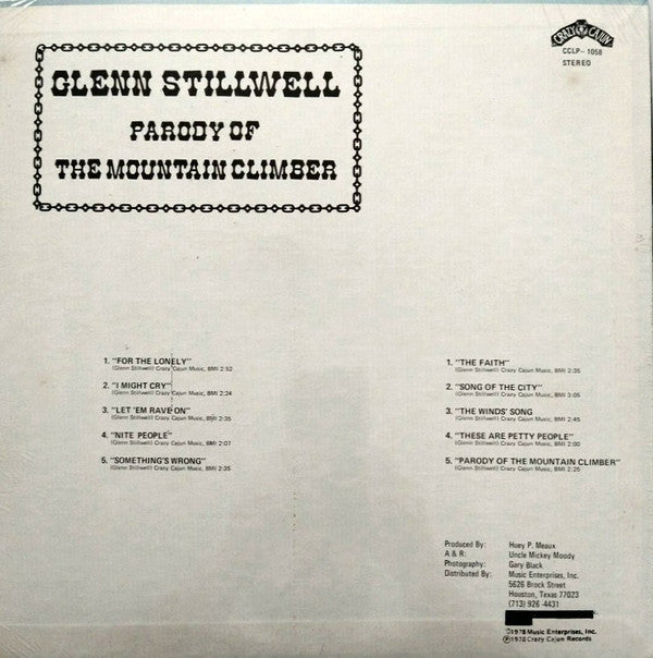 Glenn Stilwell : Parody Of The Mountain Climber (LP, Album)