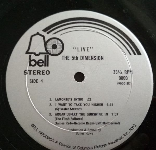 The Fifth Dimension : Live!! (2xLP, Album)