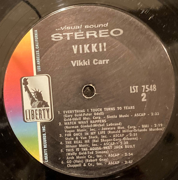 Vikki Carr : Vikki! (LP, Album)