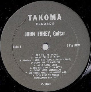 John Fahey : The New Possibility (John Fahey's Guitar Soli Christmas Album) (LP, Album)