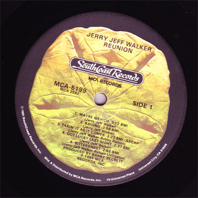 Jerry Jeff Walker : Reunion (LP, Album, Glo)