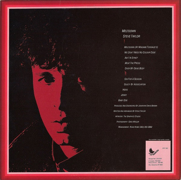 Steve Taylor (2) : Meltdown (LP, Album)