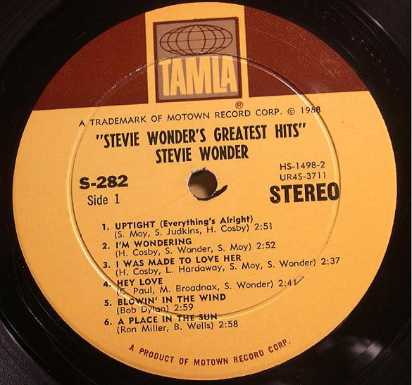 Stevie Wonder : Greatest Hits (LP, Comp)