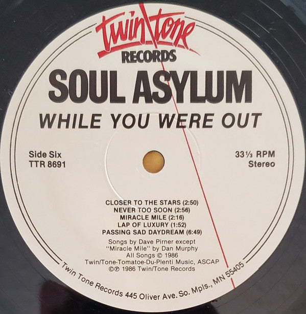 Soul Asylum (2) : While You Were Out (LP, Album)