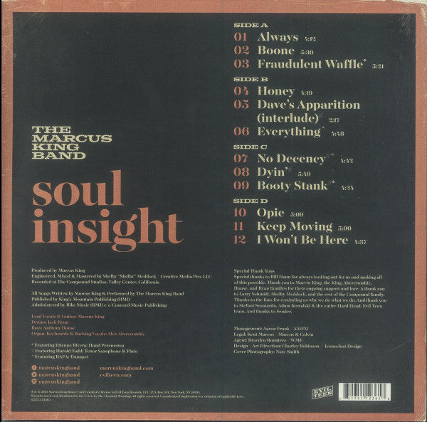The Marcus King Band : Soul Insight (2xLP, Album)