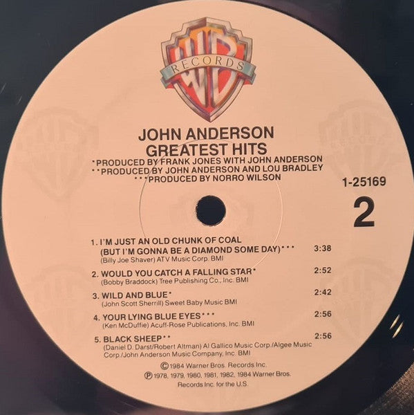 John Anderson (3) : Greatest Hits (LP, Comp, All)