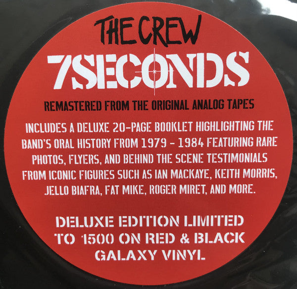 7 Seconds : The Crew (LP, Album, Dlx, Ltd, RE, RM, Red)