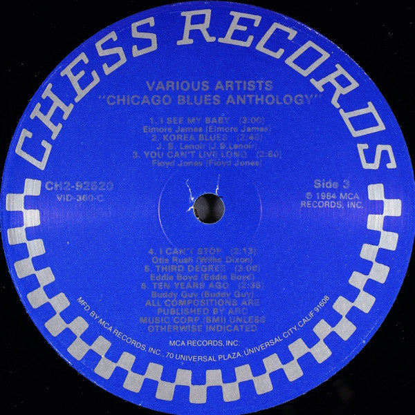 Various : Chicago Blues Anthology (2xLP, Comp, RE)