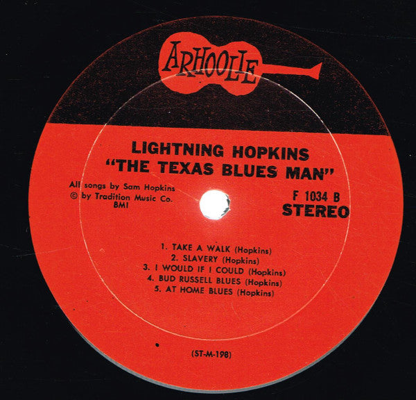 Lightnin' Hopkins : The Texas Bluesman (LP, Album)