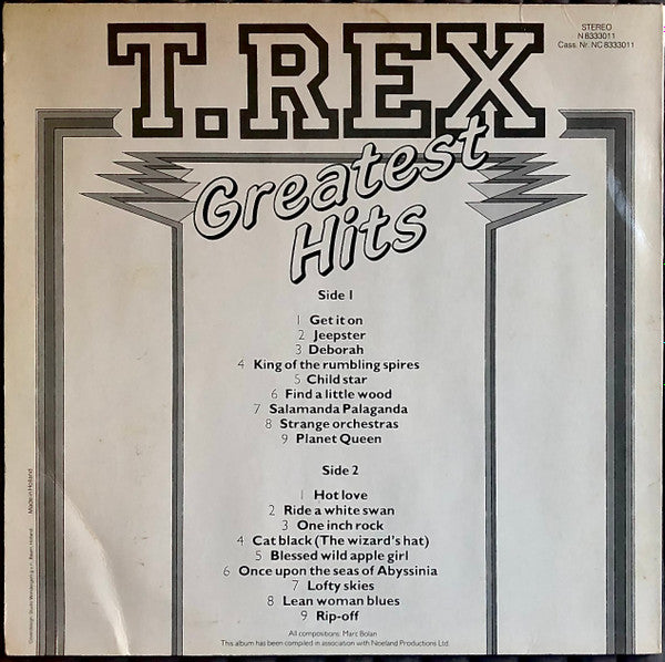 T. Rex : Greatest Hits (LP, Comp)