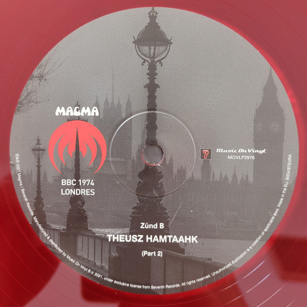 Magma (6) : BBC 1974 Londres (2xLP, Ltd, Num, Red)