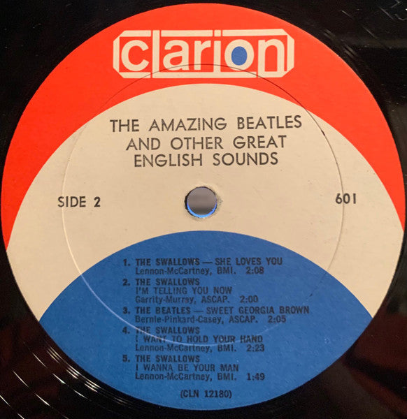 The Beatles, Tony Sheridan, The Swallows (5) : The Amazing Beatles & Other Great English Group Sounds (LP, Comp, Mono, Ear)