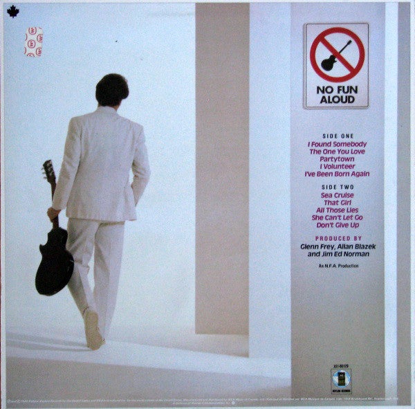 Glenn Frey : No Fun Aloud (LP, Album)