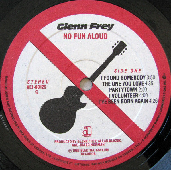 Glenn Frey : No Fun Aloud (LP, Album)