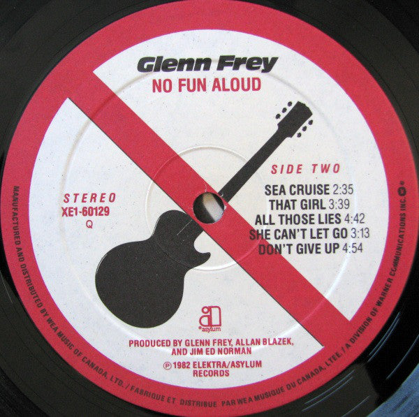 Glenn Frey : No Fun Aloud (LP, Album)