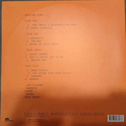 Killing Joke : Killing Joke (2xLP, RE, RM, 180)