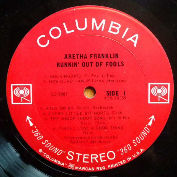 Aretha Franklin : Runnin' Out Of Fools / Take It Like You Give It (2xLP, Comp)