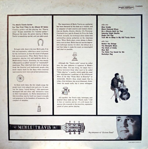Merle Travis : The Merle Travis Guitar (LP, Album, Mono, Scr)