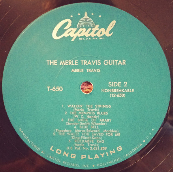 Merle Travis : The Merle Travis Guitar (LP, Album, Mono, Scr)