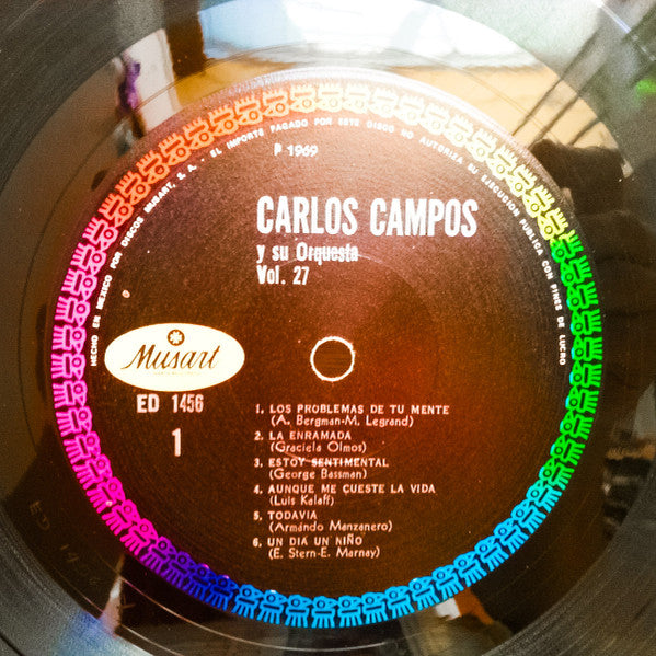 Carlos Campos Y Su Orquesta : Vol. 27 (LP, Album)