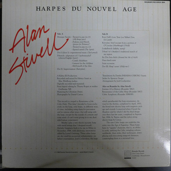 Alan Stivell : Harpes Du Nouvel Âge (LP, Album)