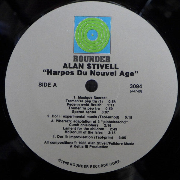 Alan Stivell : Harpes Du Nouvel Âge (LP, Album)
