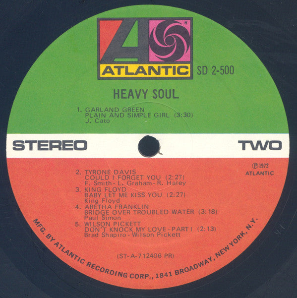 Various : Heavy Soul (2xLP, Comp, PR )