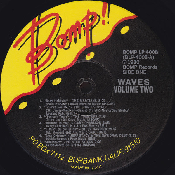 Various : Waves - An Anthology Of New Music Vol. 2 - Spring 1980 (LP, Comp)