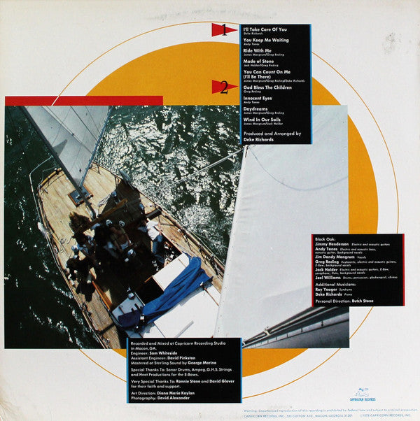 Black Oak Arkansas : I'd Rather Be Sailing (LP, Album)