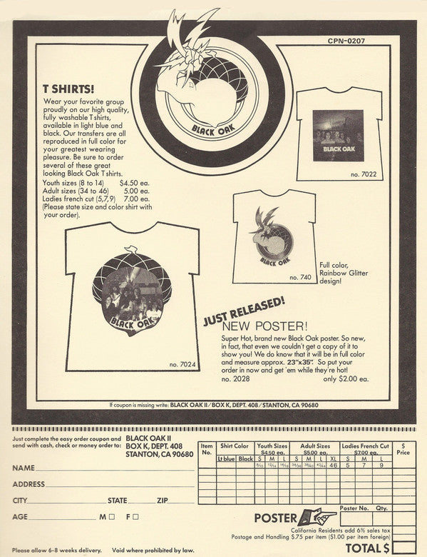 Black Oak Arkansas : I'd Rather Be Sailing (LP, Album)