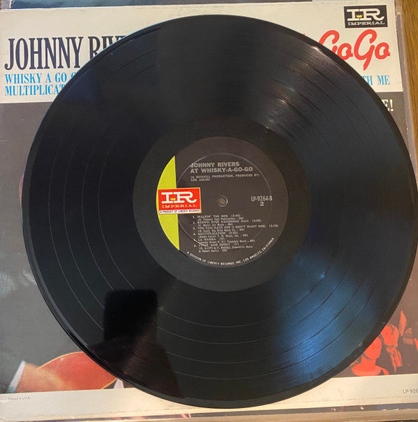 Johnny Rivers : Johnny Rivers At The Whisky À Go-Go (LP, Album, Mono)