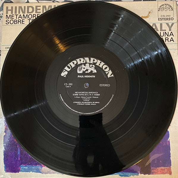 Paul Hindemith, Zoltán Kodály : Metamorfosis Sinfonica Sobre Temas De C. M. Weber - Variaciones Sobre Una Cancion Folklorica Hungara (LP)