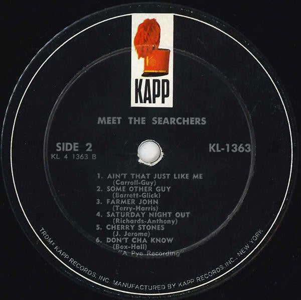 The Searchers : Meet The Searchers (LP, Album, Mono)