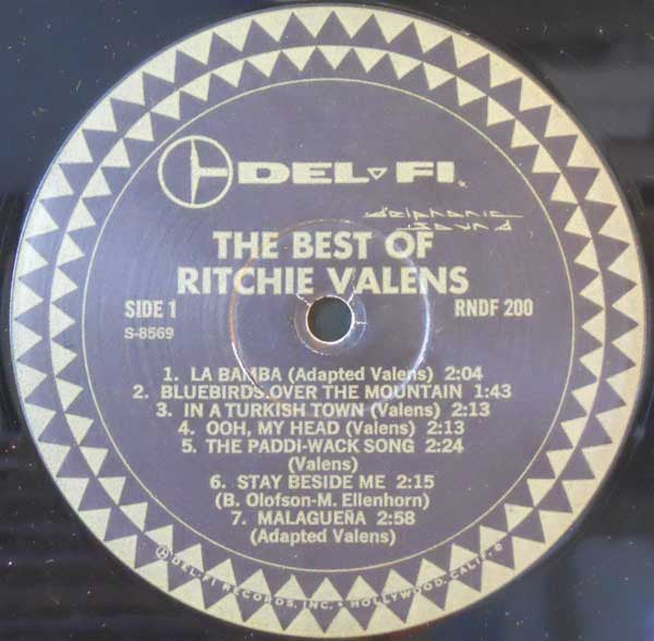 Ritchie Valens : The Best Of Ritchie Valens (LP, Comp)
