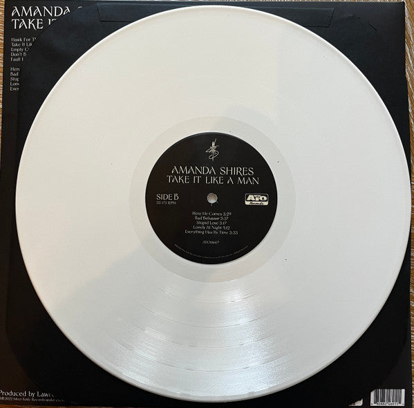 Amanda Shires : Take It Like A Man (LP, Album, Whi)