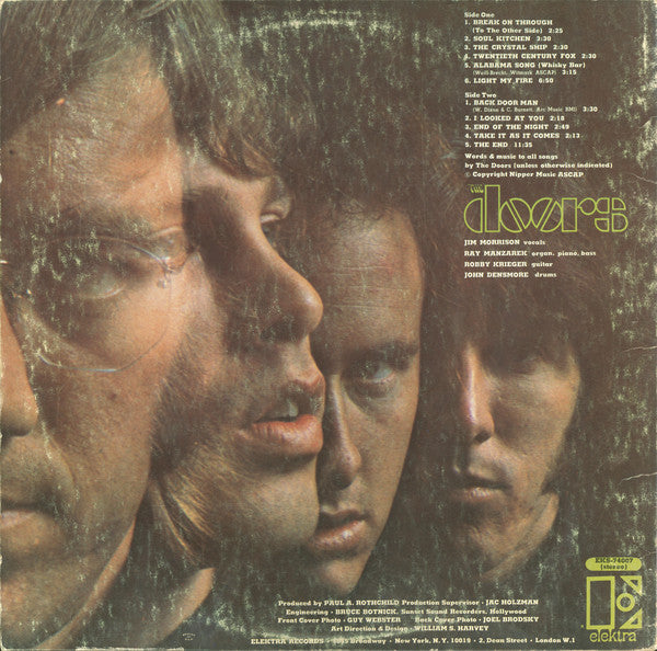 The Doors : The Doors (LP, Album, RP, Mon)