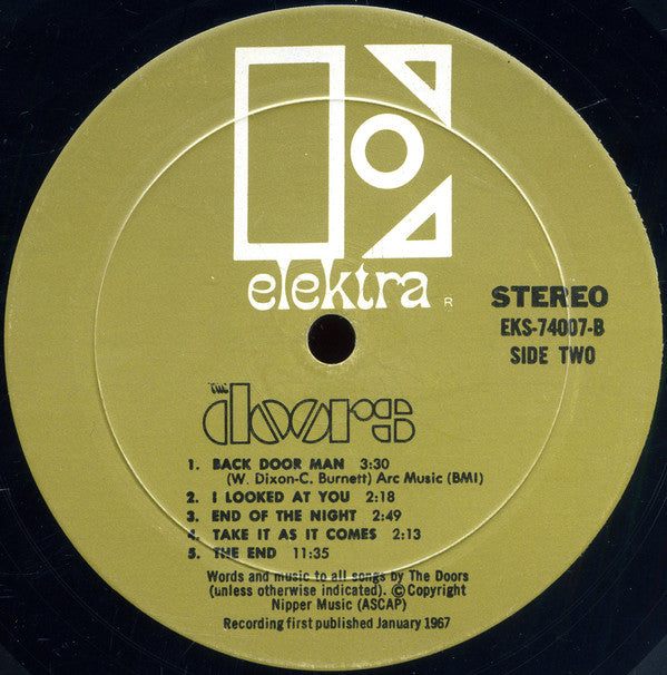 The Doors : The Doors (LP, Album, RP, Mon)