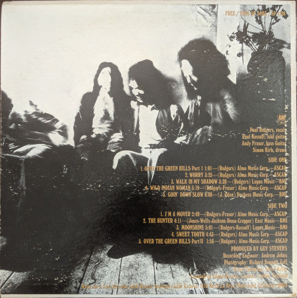 Free : Tons Of Sobs (LP, Album)