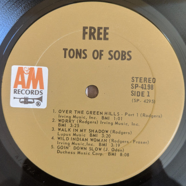 Free : Tons Of Sobs (LP, Album)