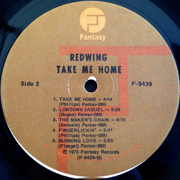 Redwing (2) : Take Me Home (LP, Album)