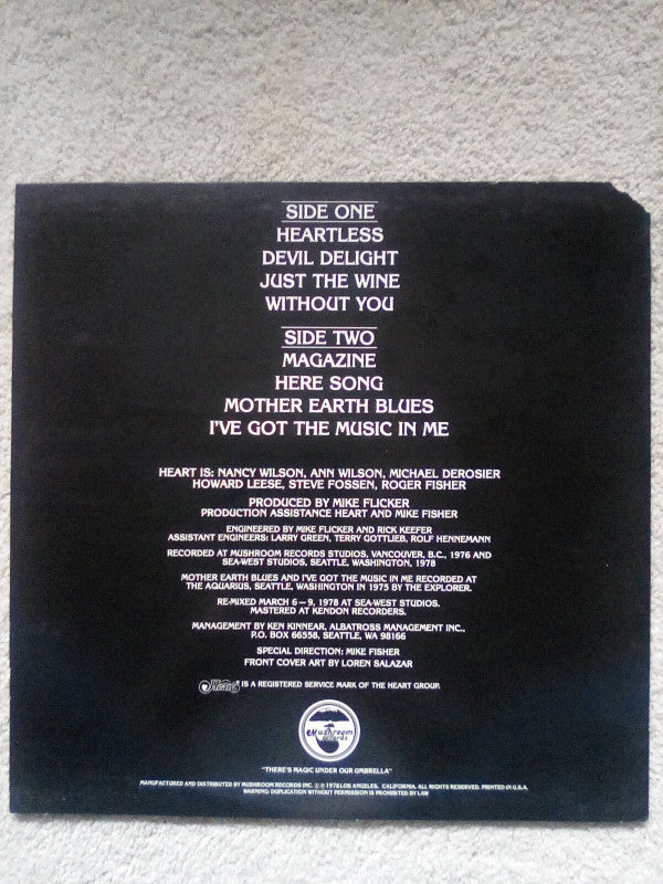 Heart : Magazine (LP, Album, RE, San)