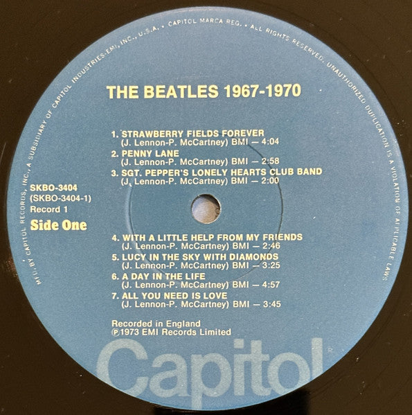 The Beatles : 1967-1970 (2xLP, Comp, RE, Jac)