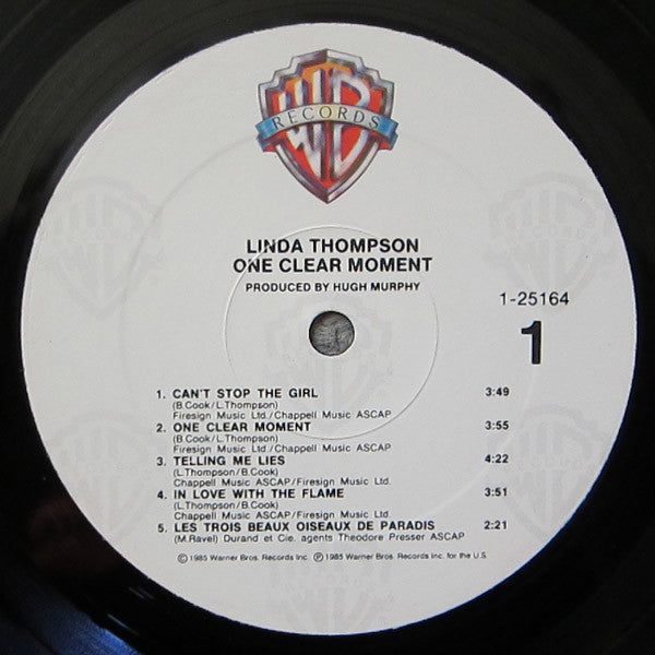 Linda Thompson : One Clear Moment (LP, Album, All)